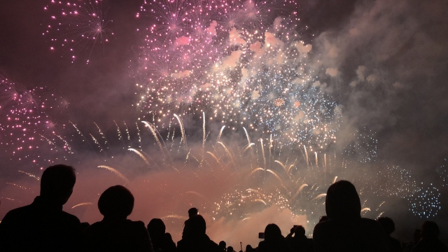 中部まつり地割れ花火大会